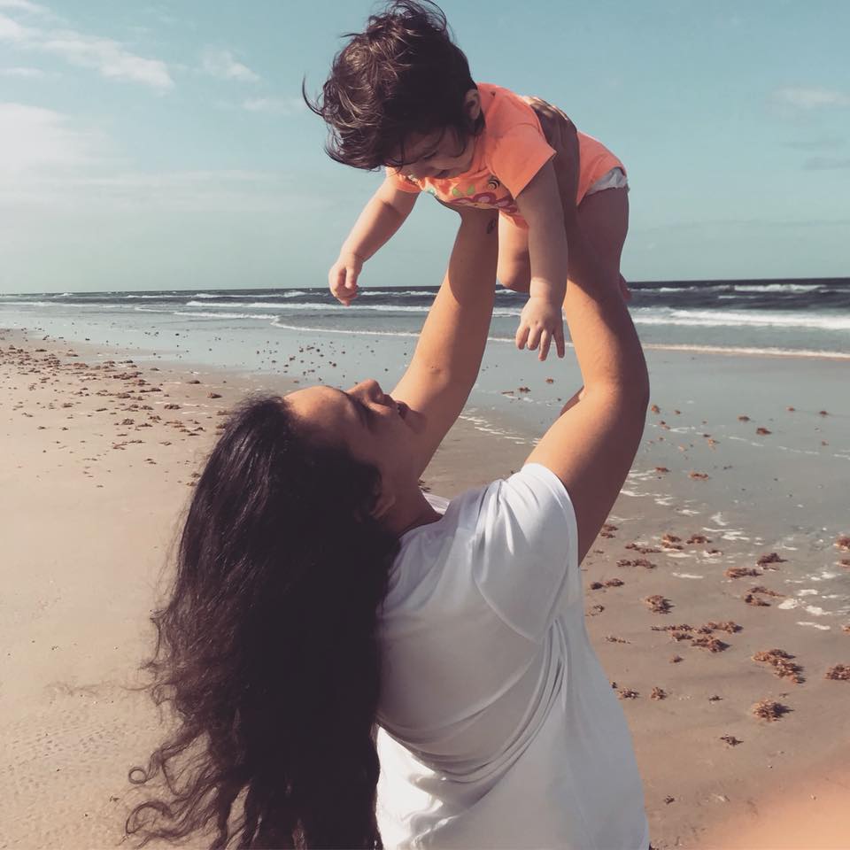 My beautiful baby girl and I.